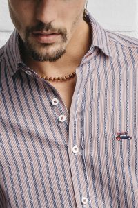 camisa estampada hombre de rayas camisa estampada hombre de rayas