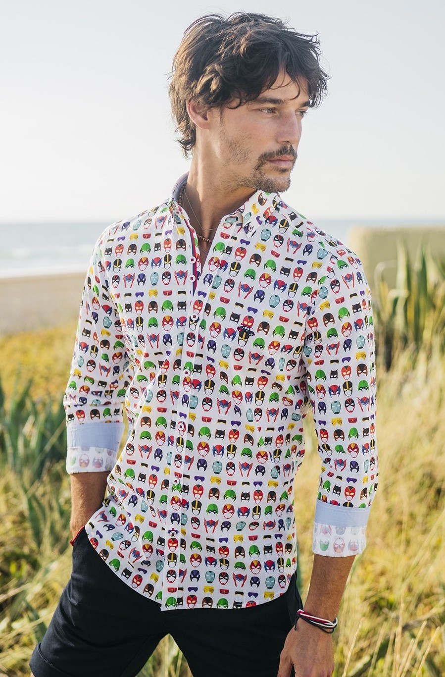 eterno semáforo hada Camisas estampadas hombre | The Surfcar