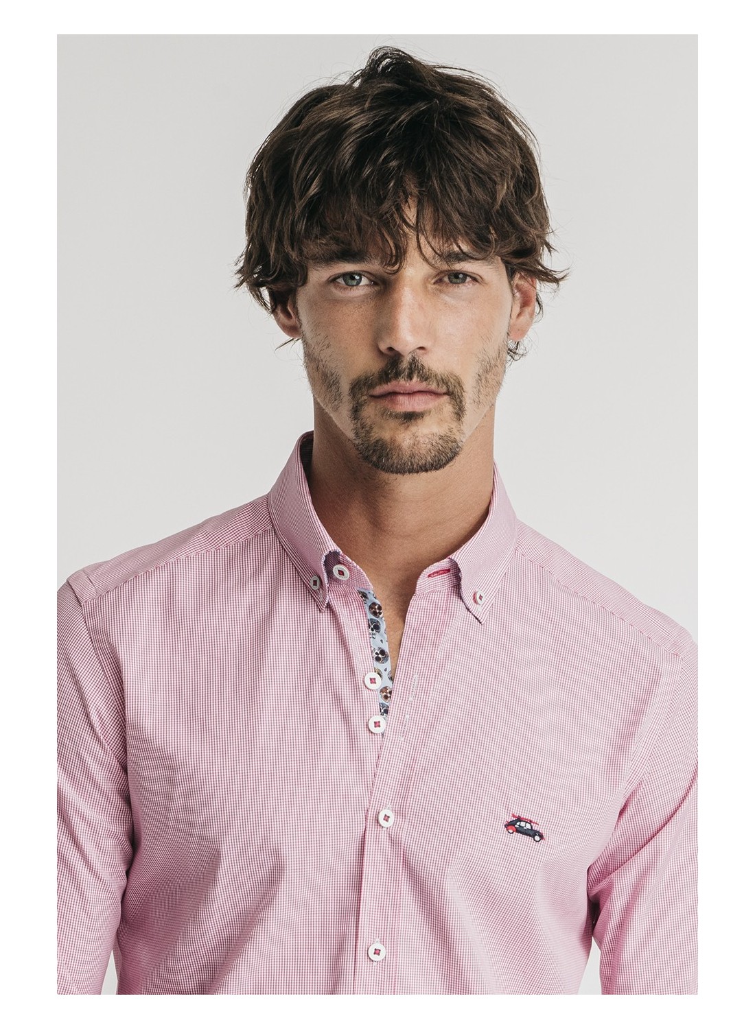 camisa-de-hombre-rosa-de-cuadros