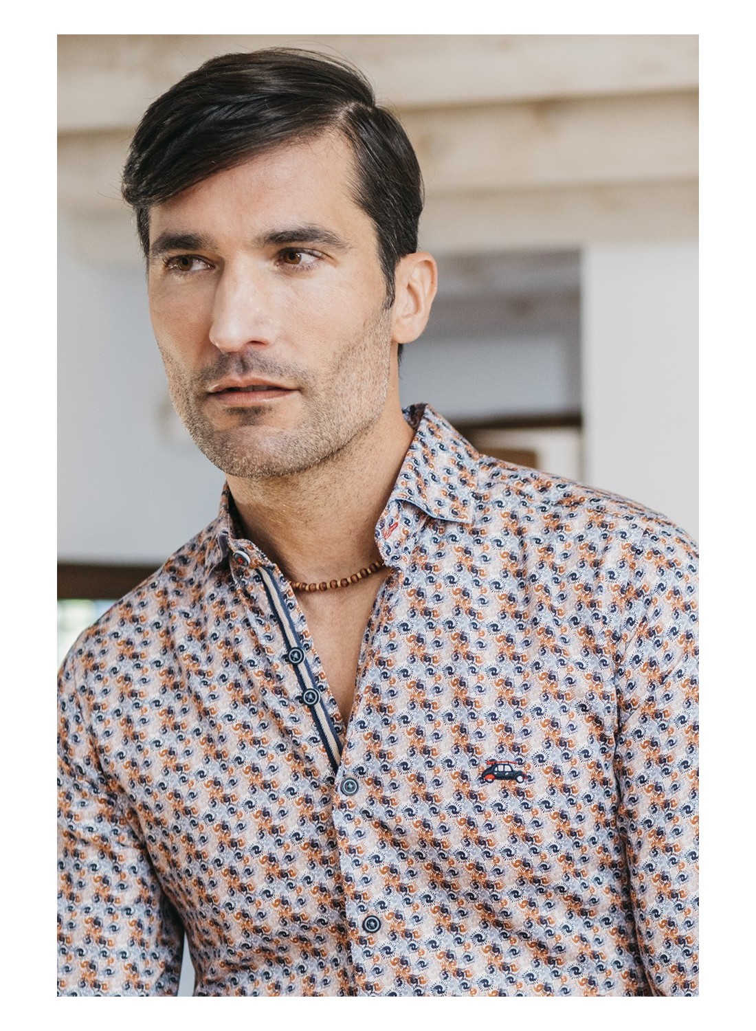 camisa hombre galaxias